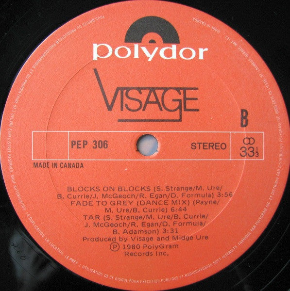 Visage - Visage - 1981