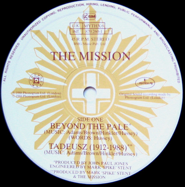 Mission, The - Beyond The Pale - 1988