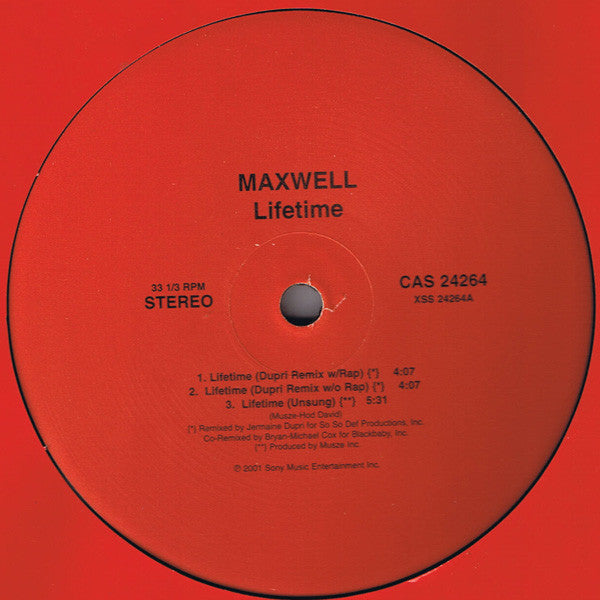 Maxwell - Lifetime