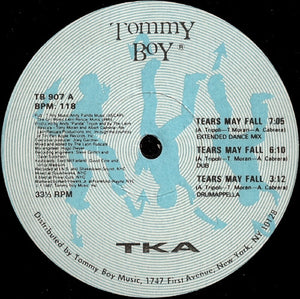 TKA - Tears May Fall Vinyl Record