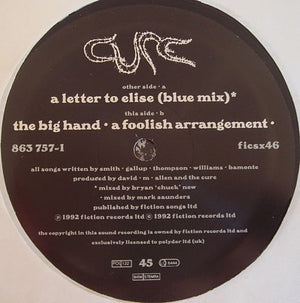 Cure, The - A Letter To Elise - 1992