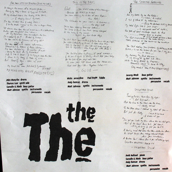 The, The - Soul Mining - 1983