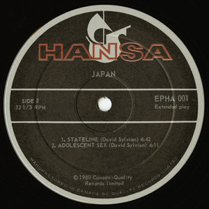 Japan - Special Edition - Five Song - Extended Play - 1980