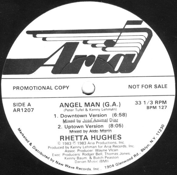 Rhetta Hughes - Angel Man (G.A.) - 1983