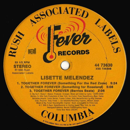 Lisette Melendez - Together Forever Vinyl Record