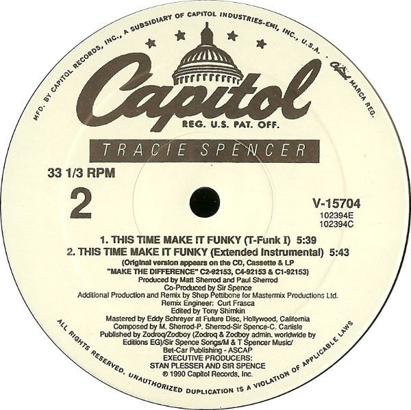 Tracie Spencer - This Time Make It Funky - 1990
