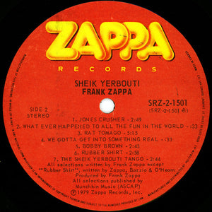 Frank Zappa - Sheik Yerbouti - 1979