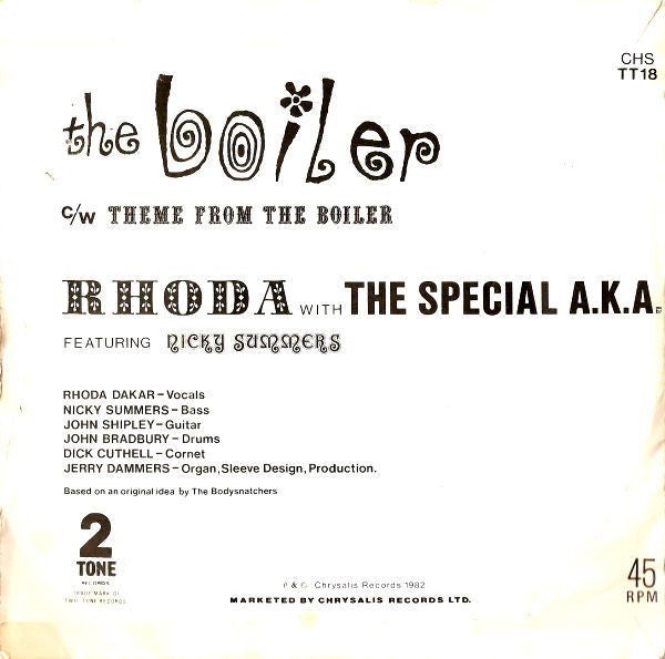 Rhoda Dakar With Special AKA, The - The Boiler - 1982