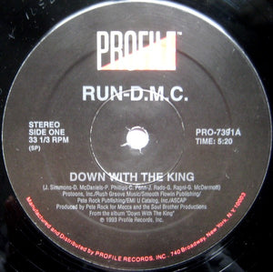 Run DMC - Down With The King Vinyl Record