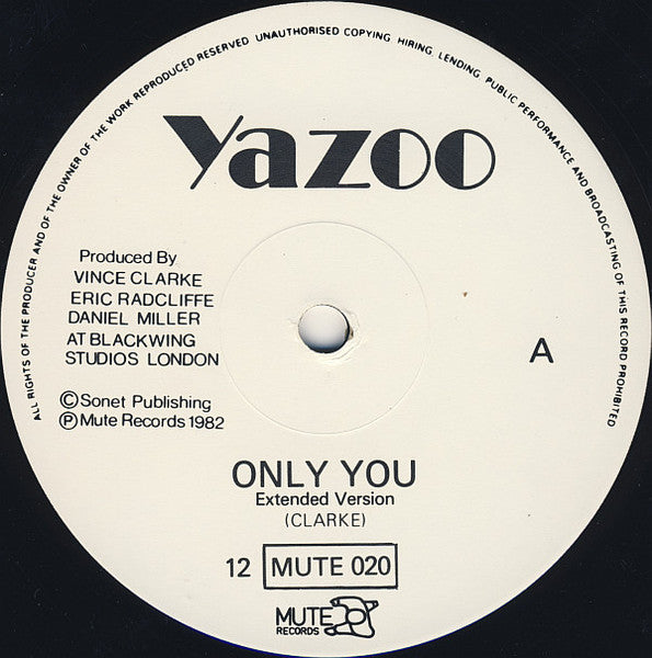 Yazoo - Only You  - 1982