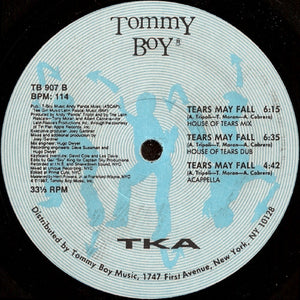 TKA - Tears May Fall Vinyl Record