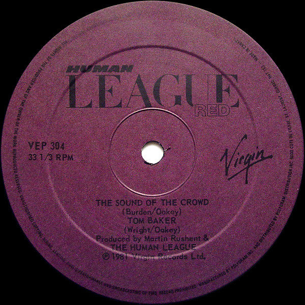 Human League, The - The Sound Of The Crowd - 1981