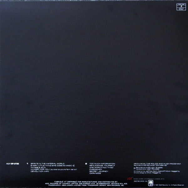 Police, The - Ghost In The Machine - 1981