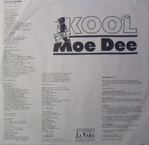 Kool Moe Dee - How Ya Like Me Now Vinyl Record