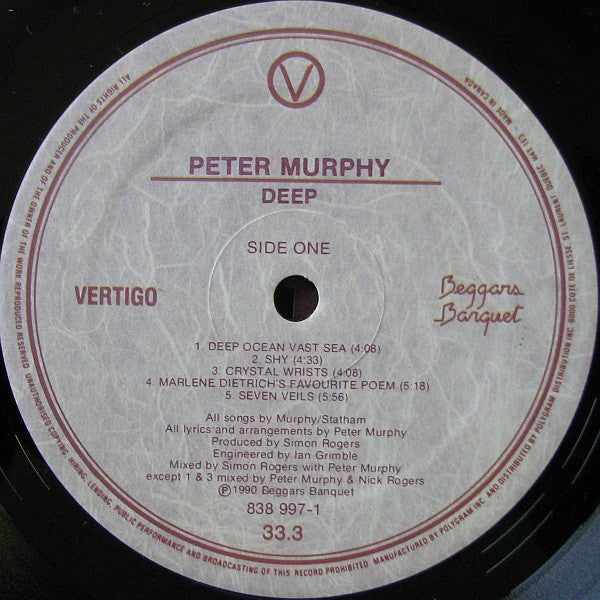 Peter Murphy - Deep