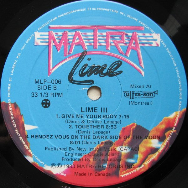 Lime - Lime 3 - 1983
