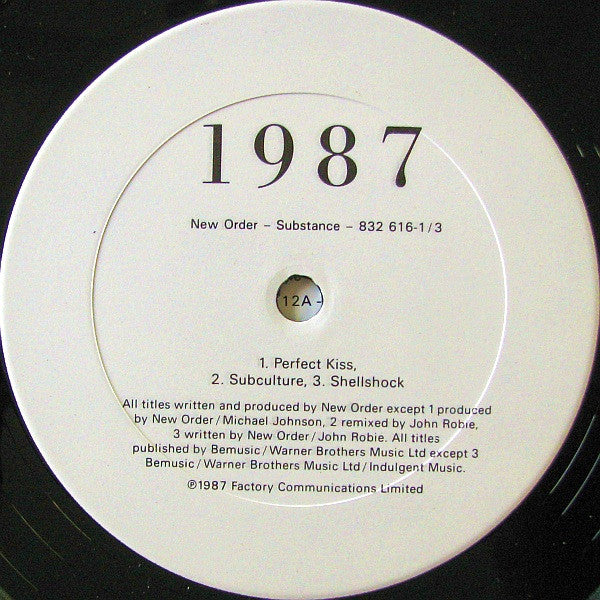 New Order - Substance - 1987
