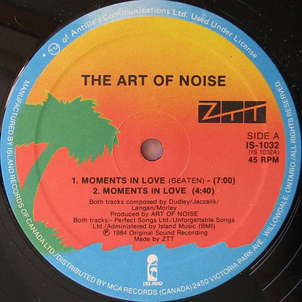 Art Of Noise, The - Moments In Love (Beaten) - 1985