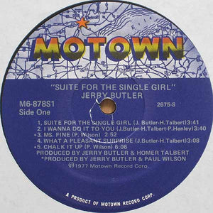 Jerry Butler - Suite For The Single Girl - 1977