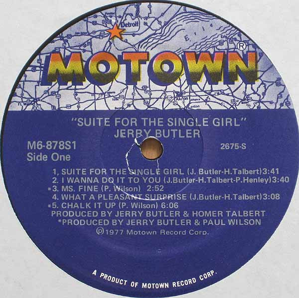 Jerry Butler - Suite For The Single Girl - 1977