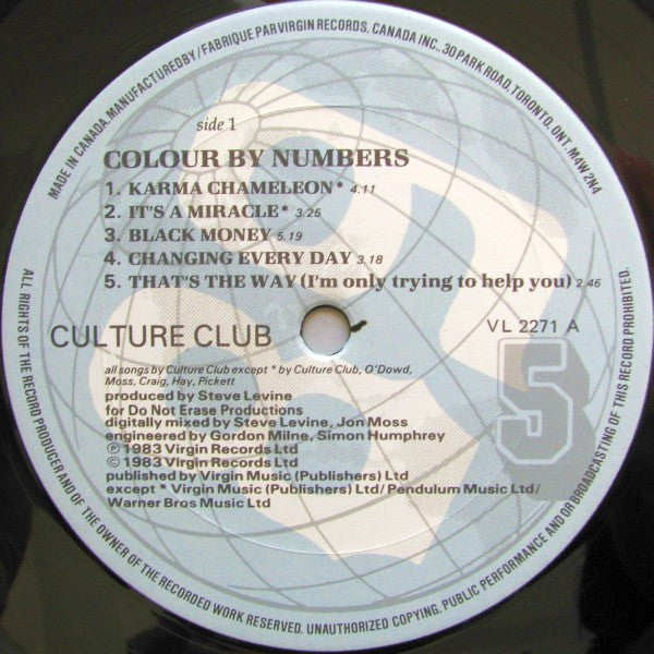 Culture Club - Colour By Numbers - 1983