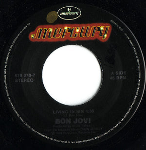 Bon Jovi - Living In Sin - 1988