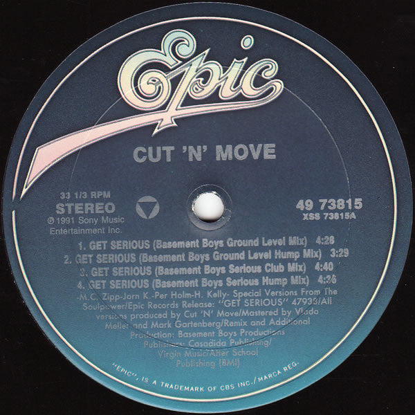 Cut 'N' Move - Get Serious - 1991