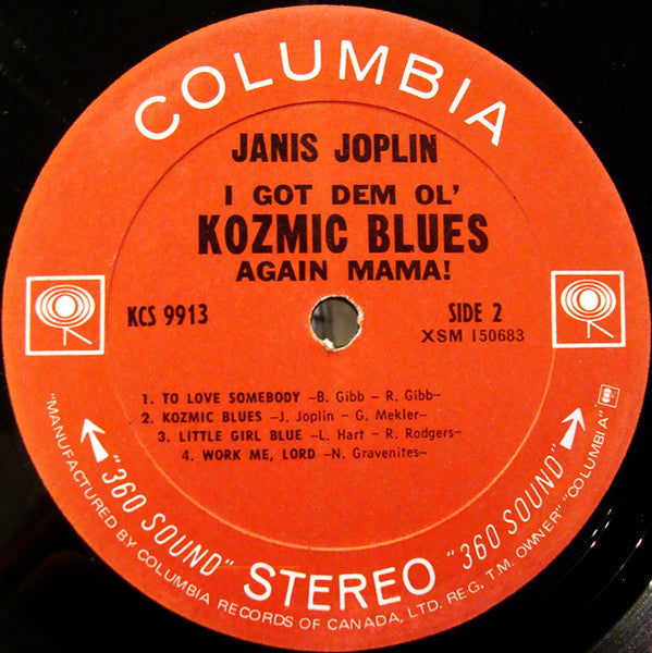 Janis Joplin - I Got Dem Ol' Kozmic Blues Again Mama! - 1969