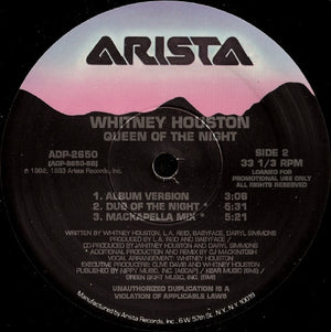 Whitney Houston - Queen Of The Night - 1993