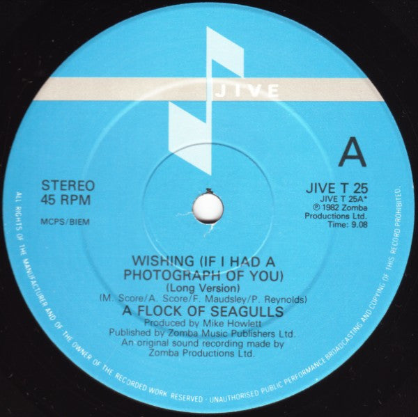 A Flock Of Seagulls - Wishing (If I Had A Photograph Of You) - 1982
