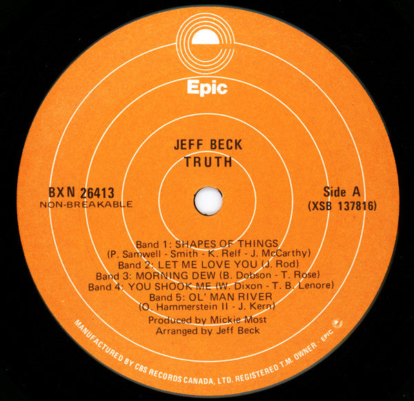 Jeff Beck - Truth -