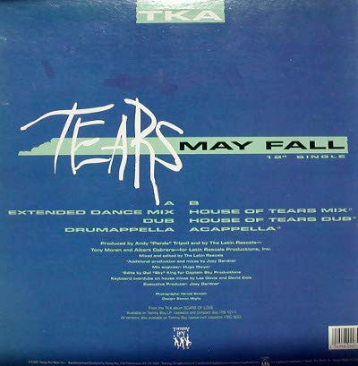 TKA - Tears May Fall Vinyl Record