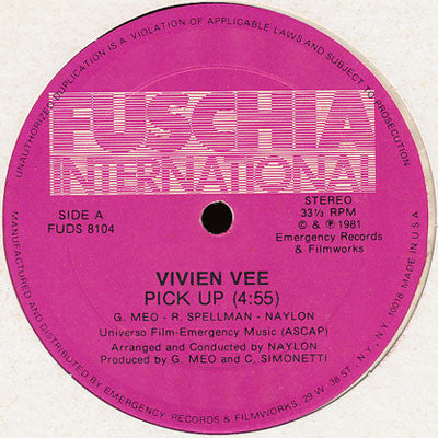 Vivien Vee - Pick Up - 1981
