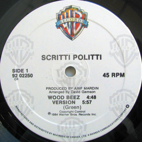 Scritti Politti - Wood Beez / Absolute