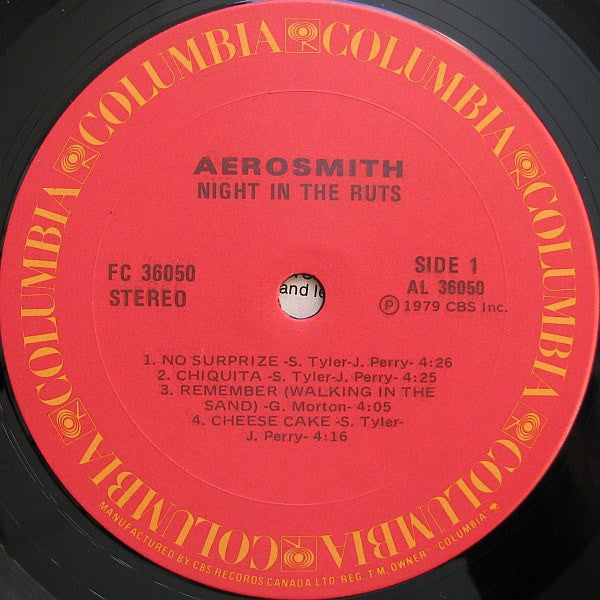 Aerosmith - Night In The Ruts - 1979