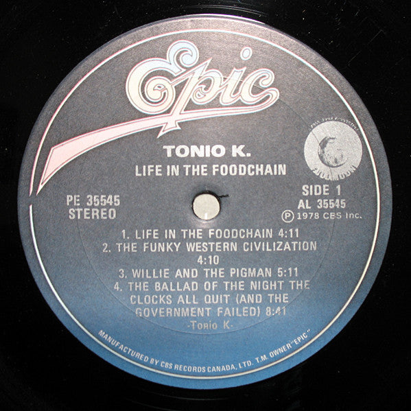 Tonio K. - Life In The Foodchain