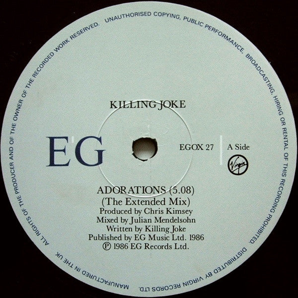 Killing Joke - Adorations (The Extended Mix) - 1986