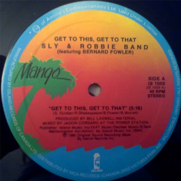 Sly & Robbie - Get To This, Get To That - 1985