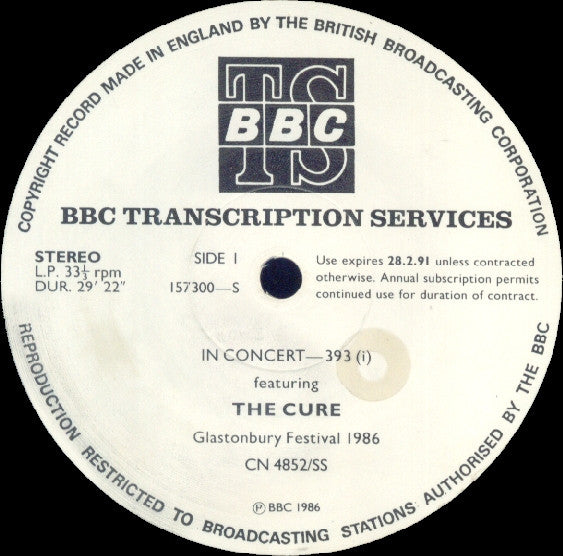 Cure, The - In Concert - 393 - 1990