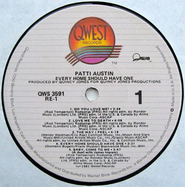 Patti Austin - Every Home Should Have One