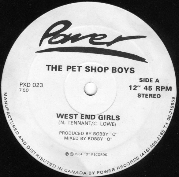 Pet Shop Boys - West End Girls - 1984