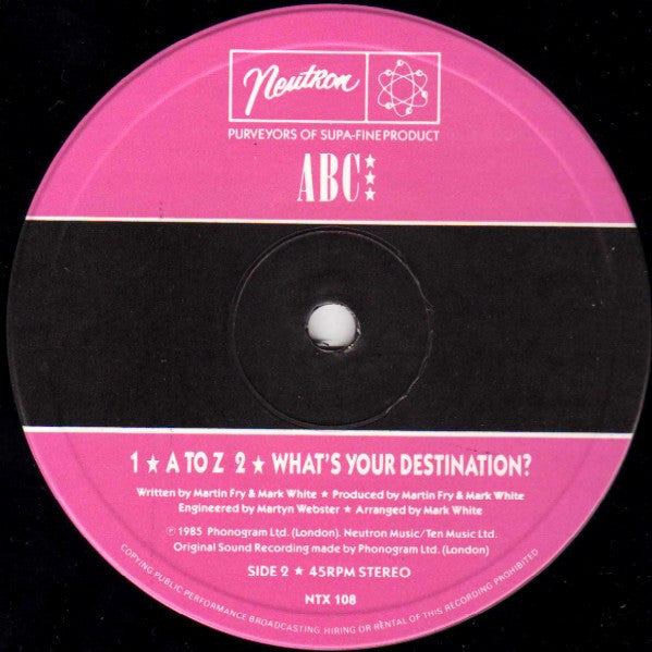 ABC - Be Near Me - 1985