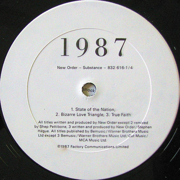 New Order - Substance - 1987