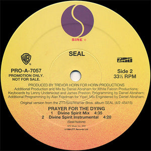 Seal - Prayer For The Dying (New Mixes)