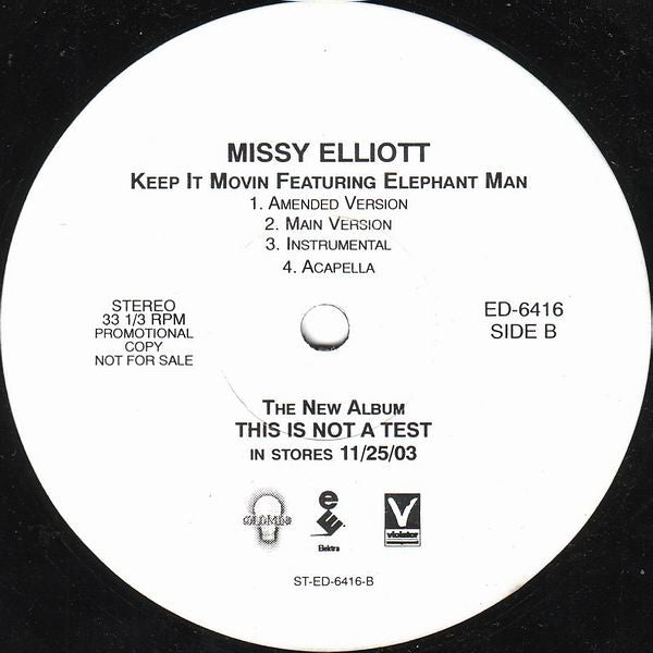 Missy Elliott - Pass That Dutch / Keep It Movin