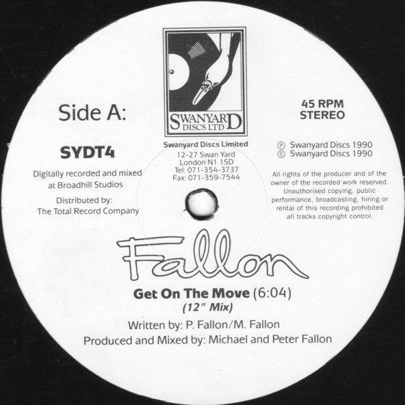 Fallon - Get On The Move - 1990