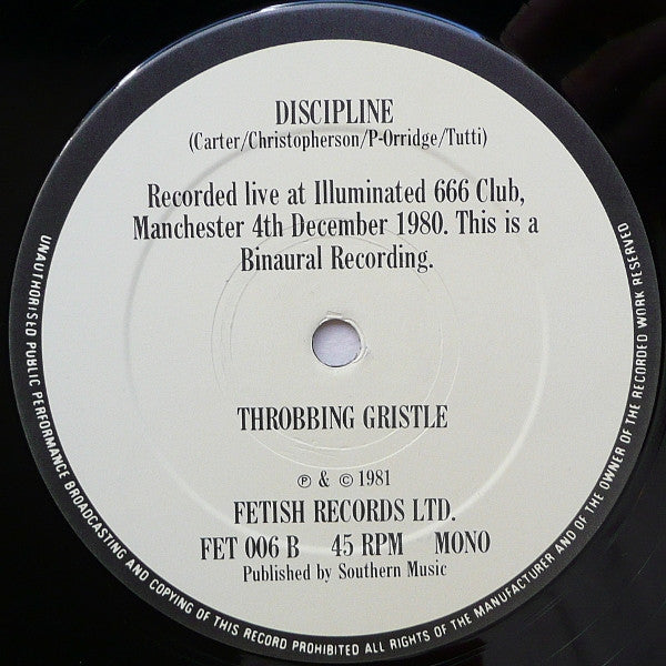Throbbing Gristle - Discipline - 1981