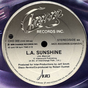 Aura - L.A. Sunshine Vinyl Record