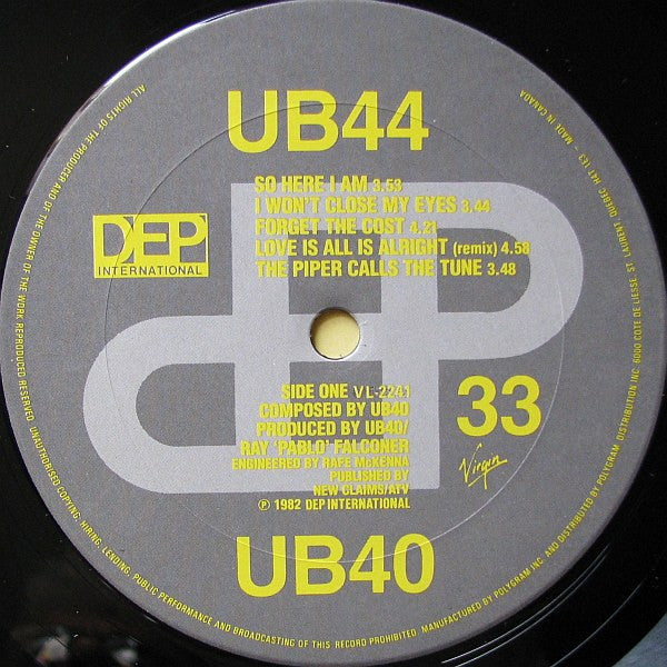 UB40 - UB44 - 1982