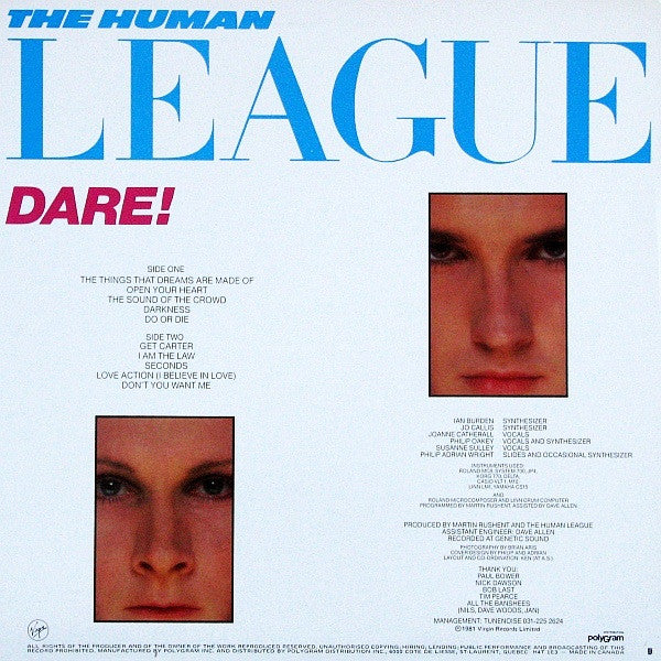 Human League, The - Dare! - 1981